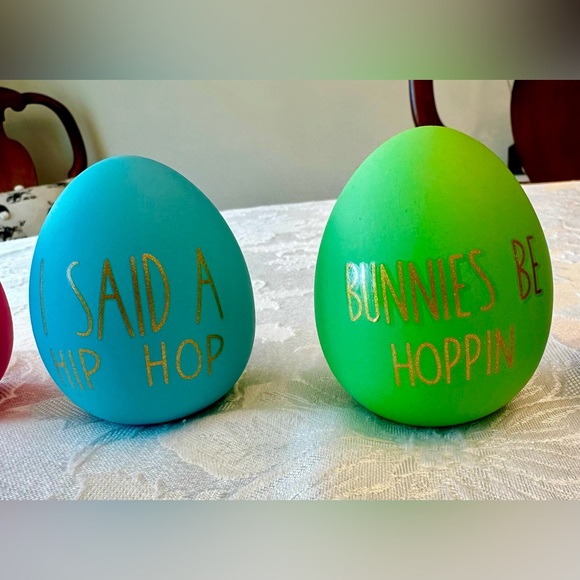 💜 Pier 1 “Bright Word” Colorful Easter Eggs 🩷 - Picture 3 of 5